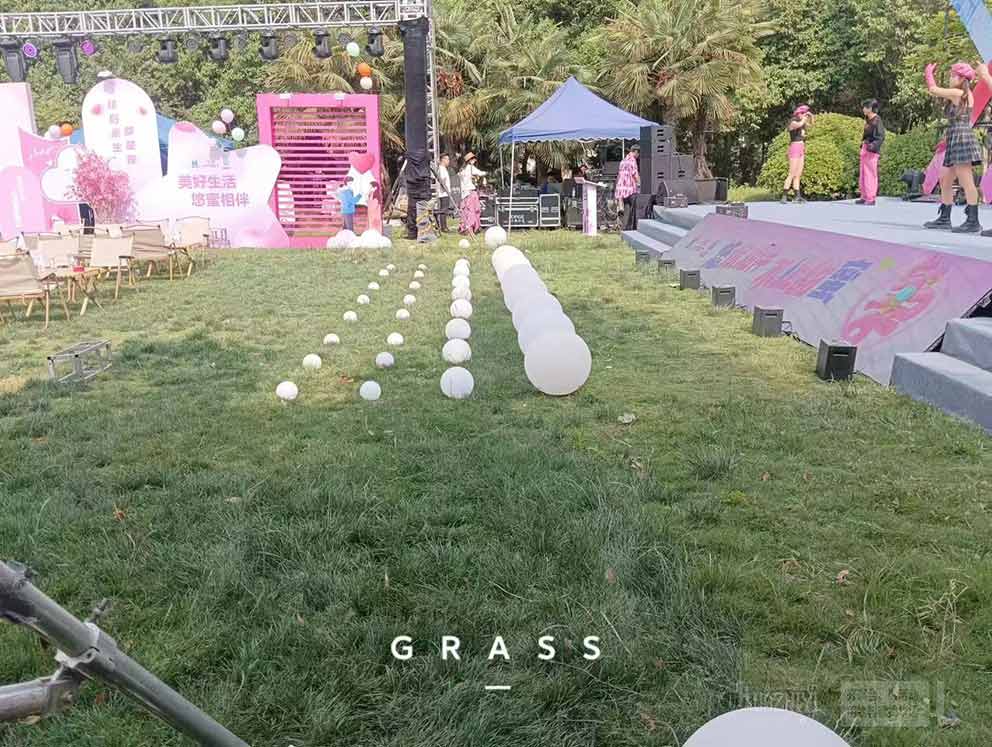 發(fā)光球租賃物料廠家助力鄭州黃河迎賓館相親派對