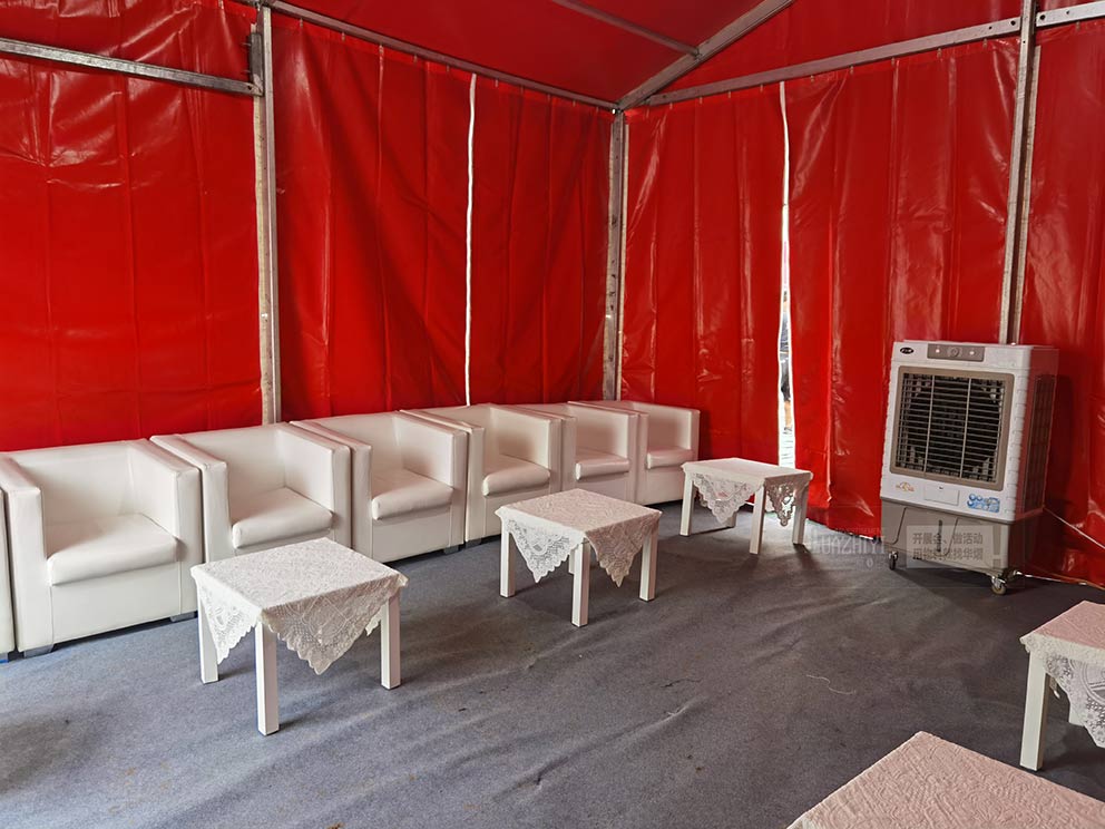 產(chǎn)業(yè)園奠基儀式使用了華熠冷風(fēng)機(jī)租賃來打造舒適溫度