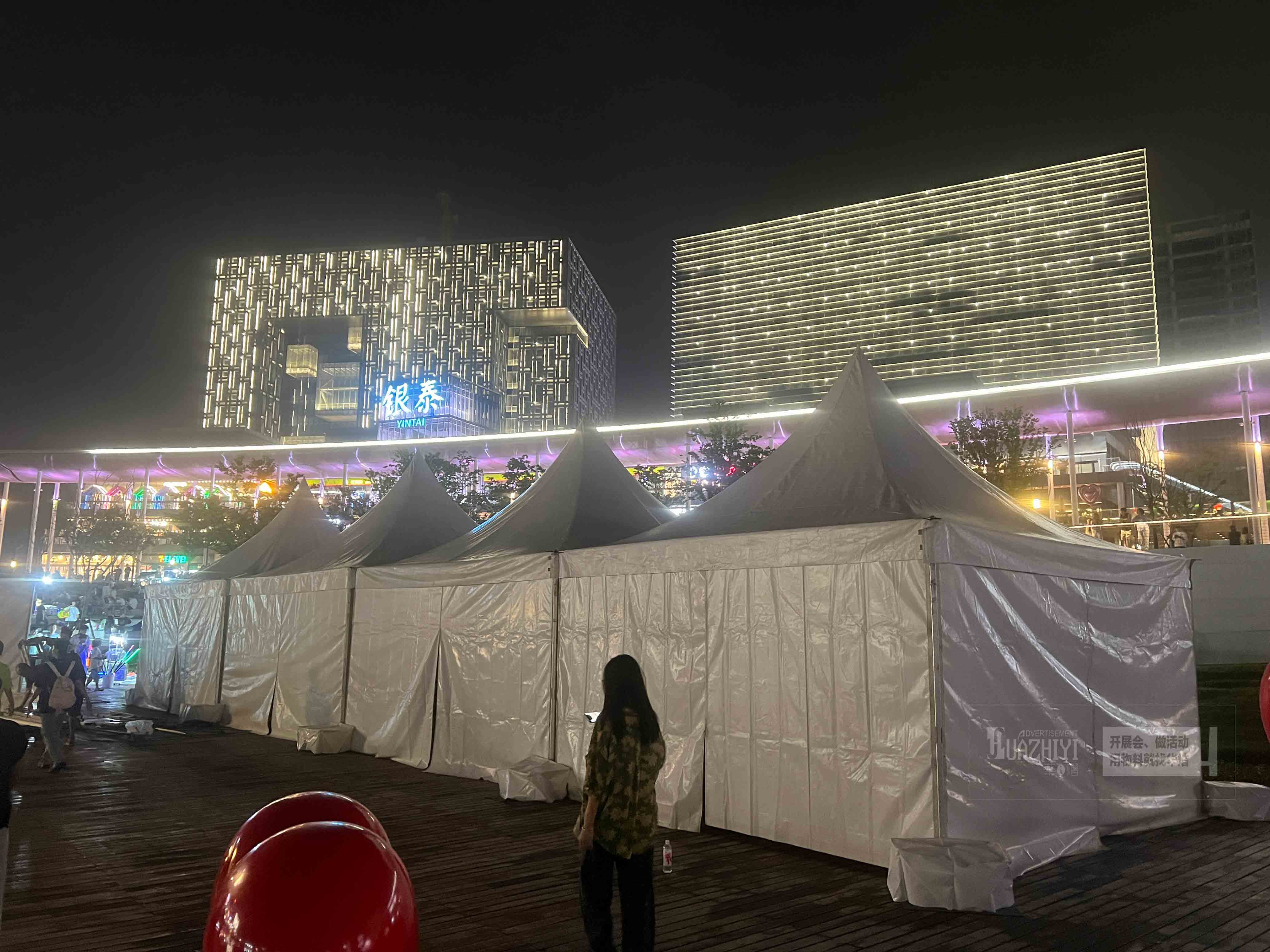 開封篷房出租廠家助力室外活動，搭建漂亮精致的尖頂篷房