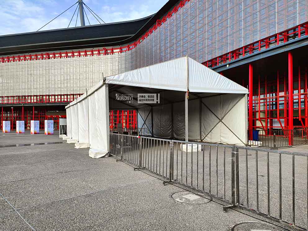 開封篷房租賃提供會展中心展銷會安檢篷房