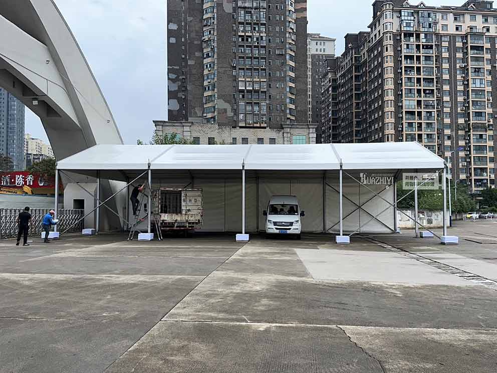 鄭州篷房出租搭建一汽大眾活動(dòng)展篷