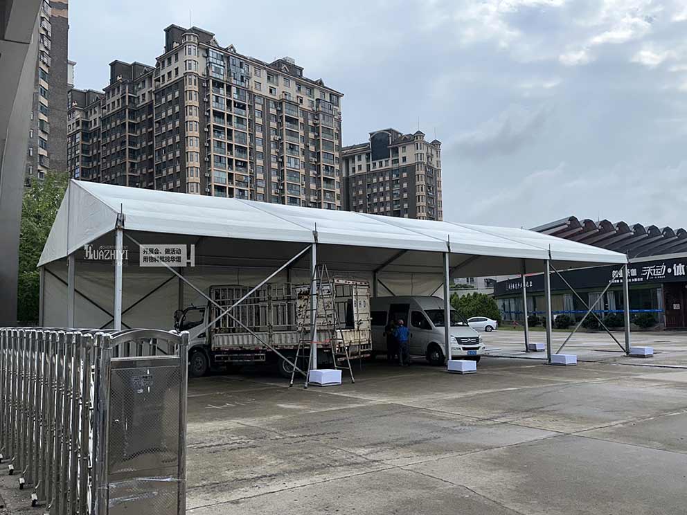 鄭州篷房出租搭建一汽大眾活動(dòng)展篷