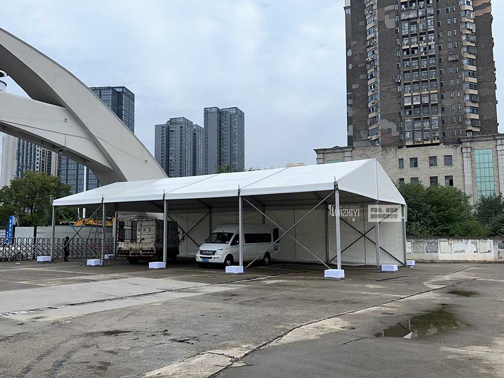 鄭州篷房出租搭建一汽大眾活動(dòng)展篷