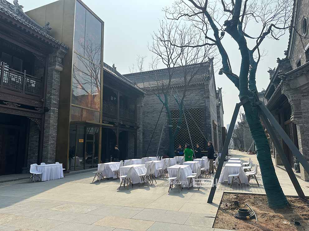 華熠桌椅租賃公司布置毫都新象三八婦女節(jié)活動