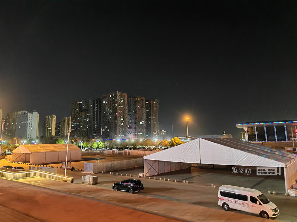 華熠篷房租賃公司搭建安檢活動(dòng)篷房