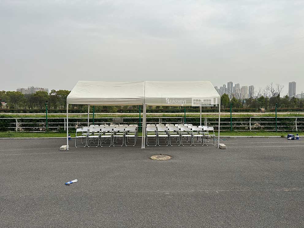 華熠帳篷租賃助力極克汽車試駕會(huì)