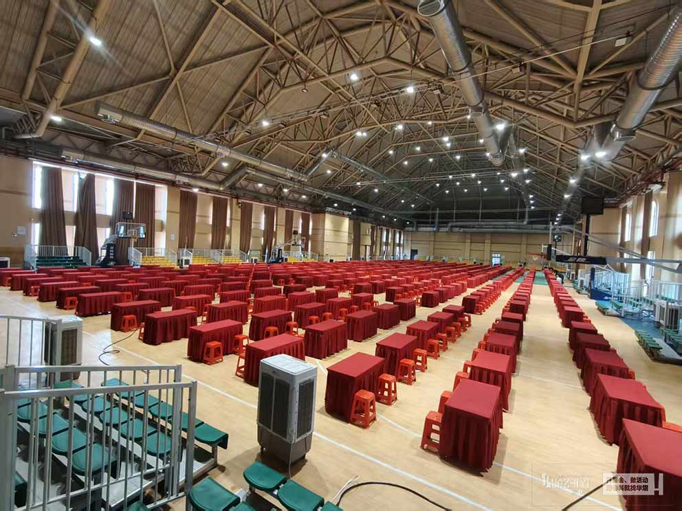 華熠桌椅出租助力河南農(nóng)大第十七屆挑戰(zhàn)杯審決賽