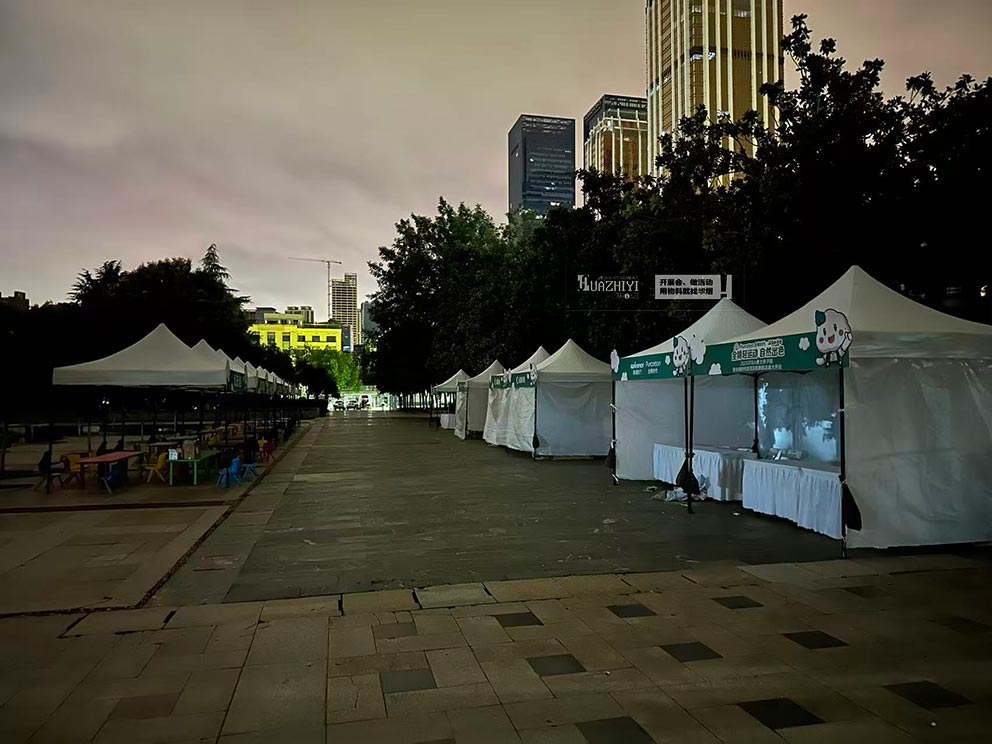 華熠篷房鐵馬租賃助力漢馬小勇士親子跑活動(dòng)