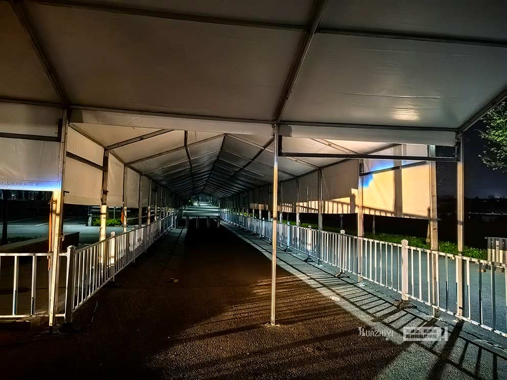 少林寺安檢通道篷房由華熠篷房出租進(jìn)行搭建